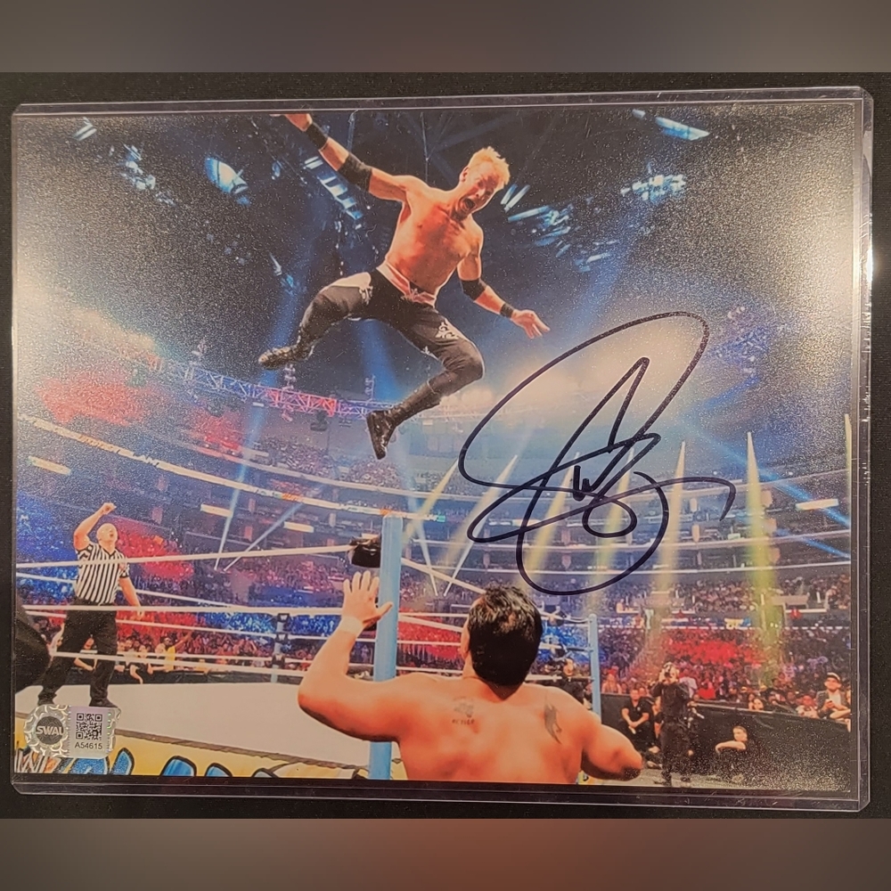 Christian signed 8x10 picture. Comes with SWAU Authentication.